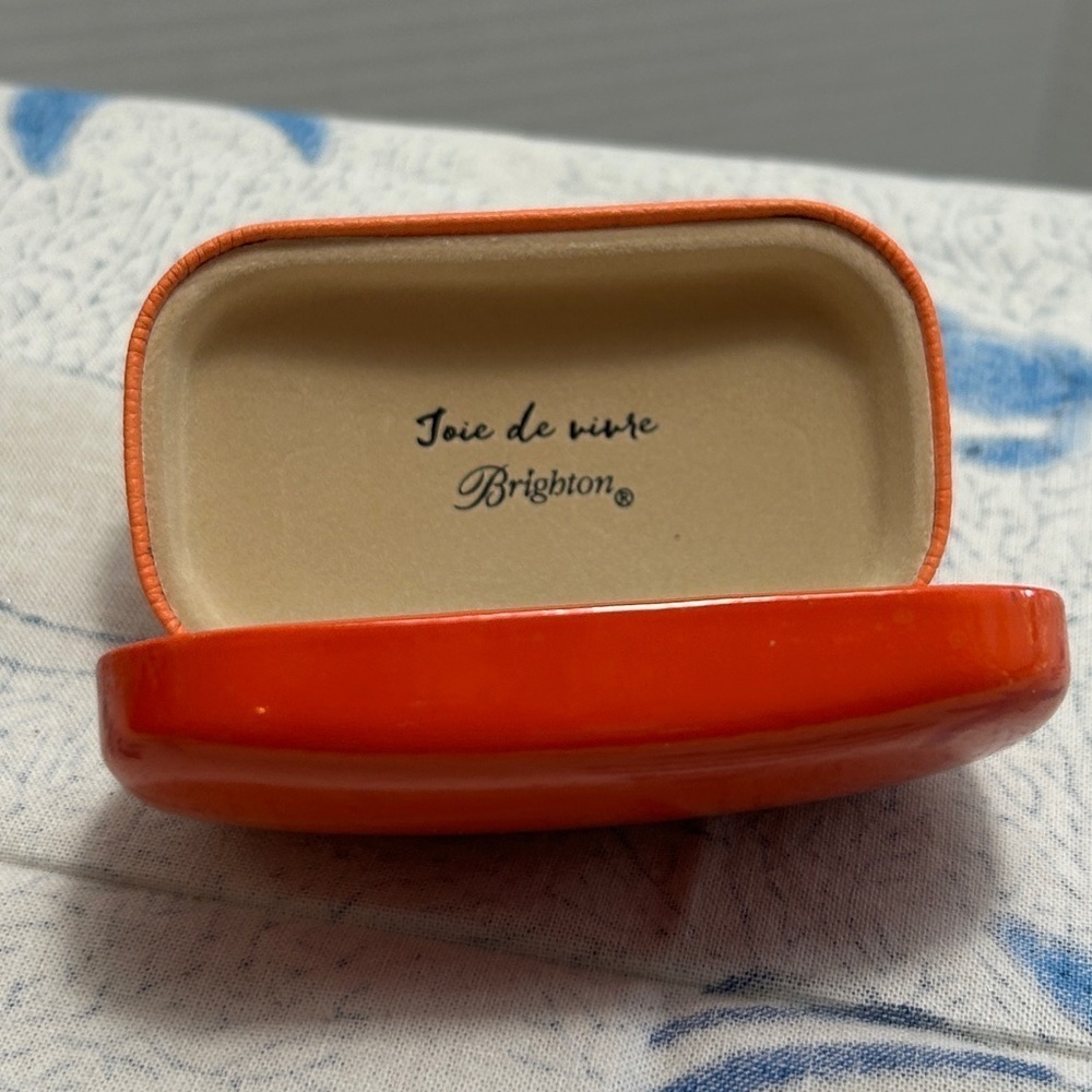 Brighton FRENCH GARDEN Mini Box & LOVE Compact Mirror Lot of 2 - Picture 2 of 11
